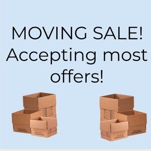 Moving sale!! Accepting reasonable offers!